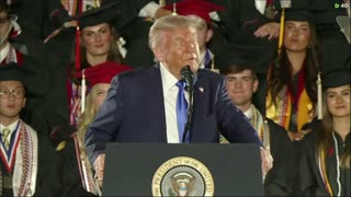 Trump attends National