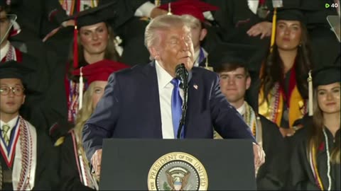 Trump attends National