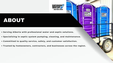 Portable Toilets Made Easy – Rentals by Superior Water Hauling & Septic