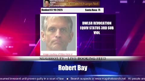 Mugshot TV - Live Arrest Booking Video Stream