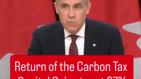 Return of the Carbon Tax Capital Gains tax at 67% Unvail, Home Equity Tax Luxury Tax on $100k+ cars