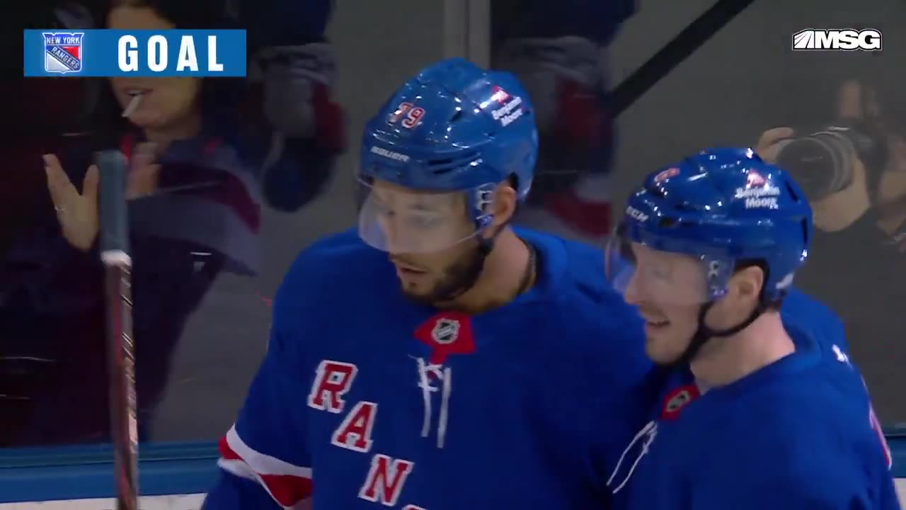 NHL - Talk about a sharp angle snipe by K'Andre Miller 🎯