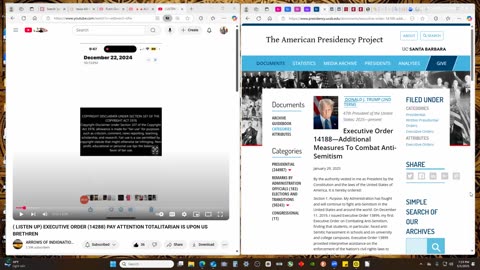 Free speech is done martial law is next executive order 14188