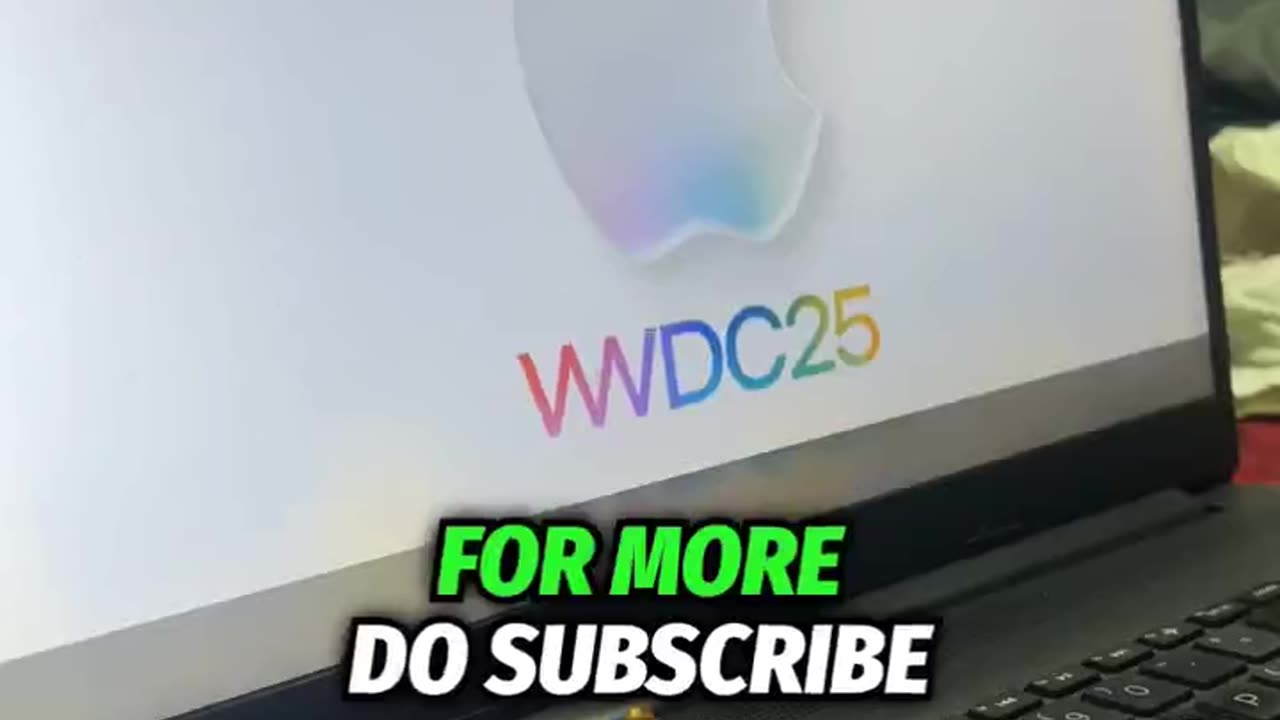 Apple WWDC 2025 live announcements #shorts #apple #appleintelligence #ios26 #amitthinks