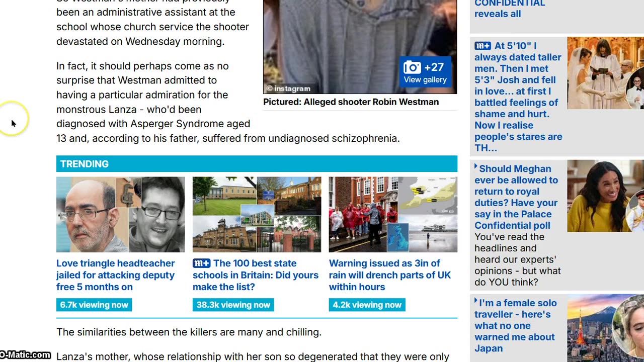 Yet another staged school shooting