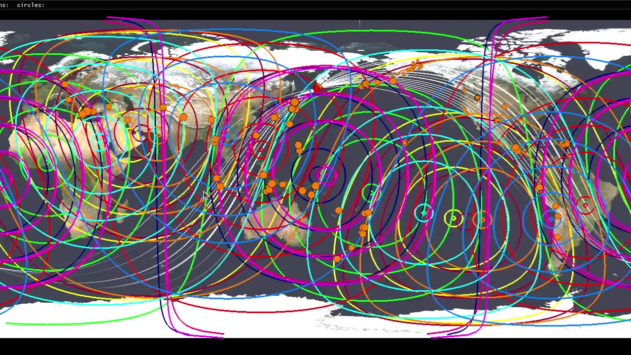 Earthquakes Aligning Along Geodesics #4