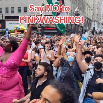 LGBTQ+ people, say NO to PINKWASHING!