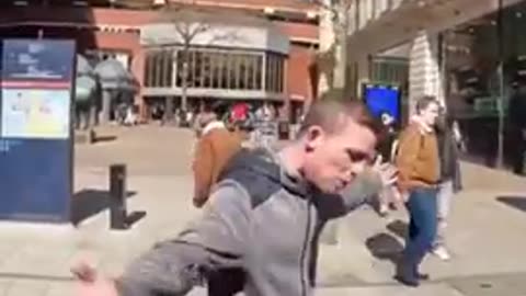 An English patriot was arrested in the UK for chanting “Come on, England.”