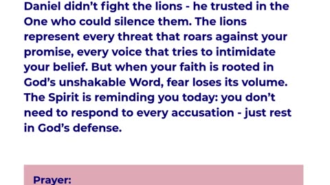 Faith That Shuts the Mouth of Lions