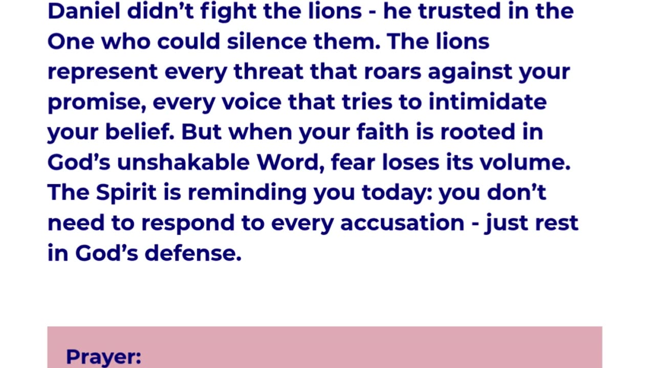 Faith That Shuts the Mouth of Lions