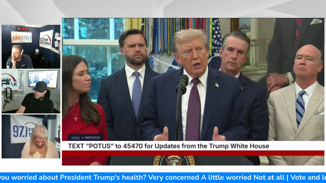 Is President Trump okay?