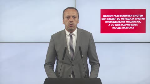 Петрушевски: Целиот разузнавачки систем бил ставен во функција против претседателот Мицкоски