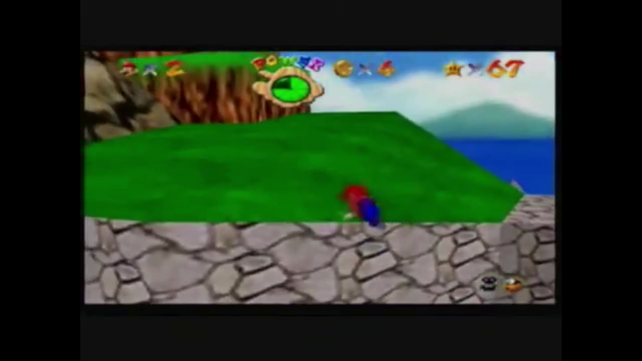 Super Mario 64 - Tiny Huge Island - Tip Top of the Huge Island