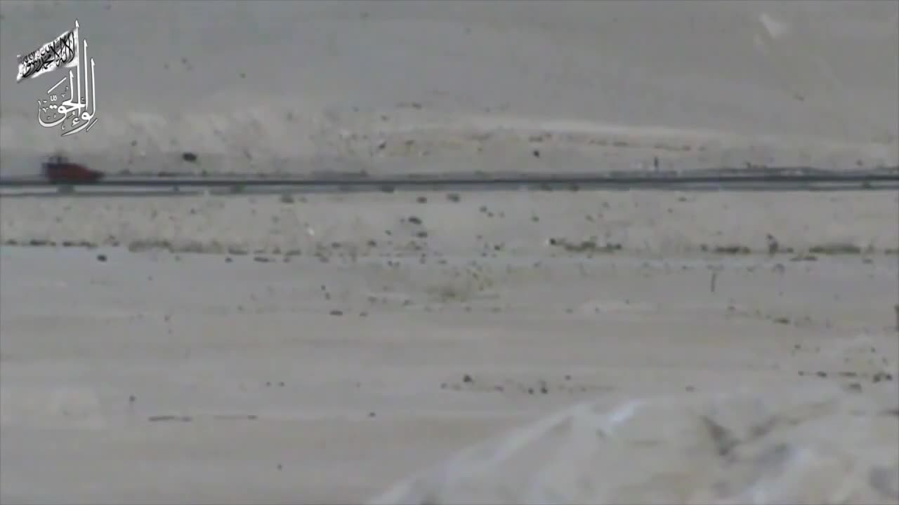 🚧🛻 Syria Conflict | Opposition IED Attack on Syrian Army Vehicle along Tadmur Road | RCF