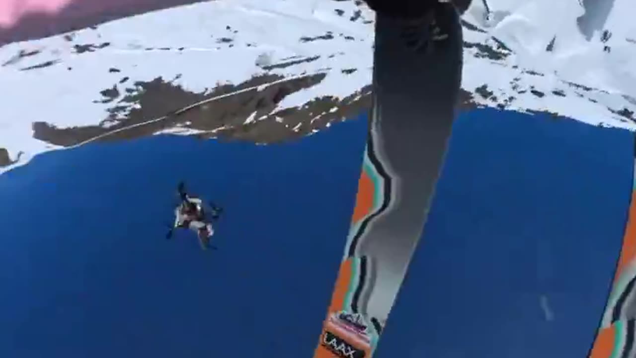 Amazing trick and drone work.
