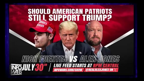 Jones Fuentes Debates The Loss Of Trump - 7/30/2025 - AF