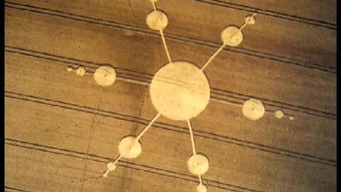 Crop Circle formation caught on camera.