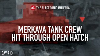 Merkava tank crew hit through open hatch, with Jon Elmer