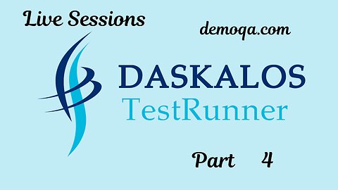 DASKALOS TestRunner Live Sessions Aug 12, 2025