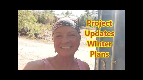 Preparing for Winter in the RV while working on Projects