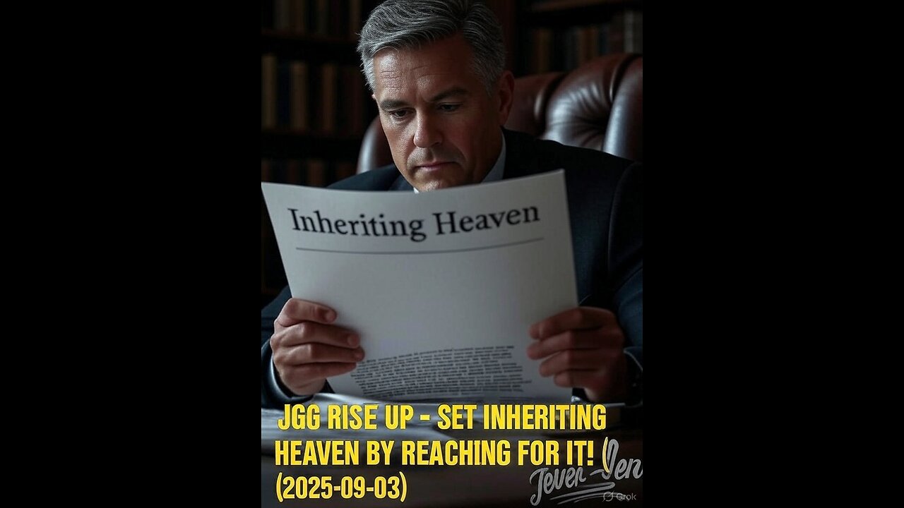 JGG RISE UP - INHERITING HEAVEN BY REACHING FOR IT! (2025-09-03)
