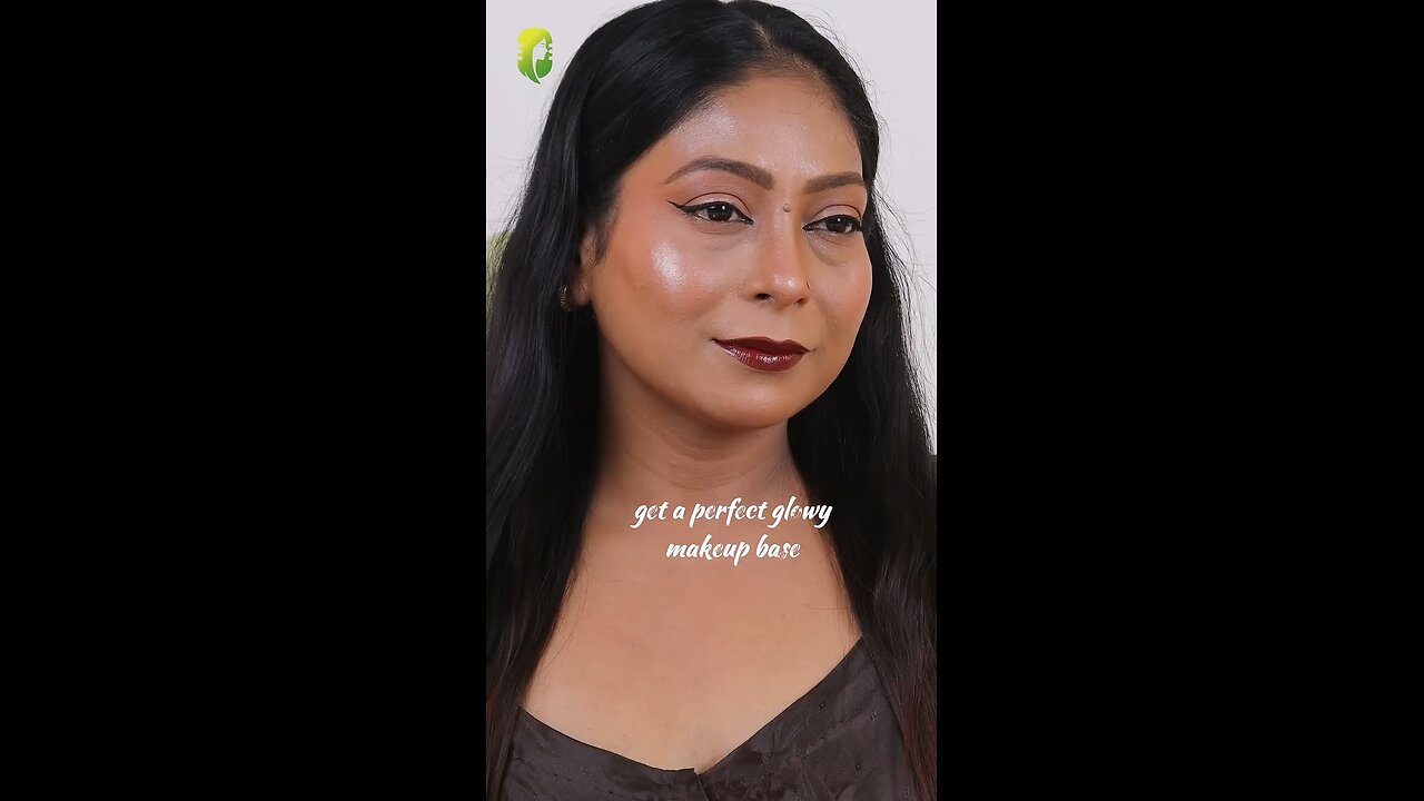 how to get a perfect glowy makeup base #makeuptalks #glowymakeup