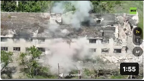 FPV Kamikaze Strikes on Ukrainian Forces in Krasnogorovka: Russian Footage