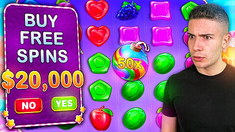 Huge $20,000 Sweet Bonanza Bonus Buy 🍭 $500 HIGH-ROLL SPINS