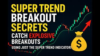 💰 Supertrend Breakout Secrets: Catch Explosive Breakouts Using JUST the Supertrend Indicator!