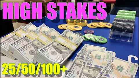 HIGH STAKES CASH GAME!! $50,000+ ALL IN! Aggro Pros Get Punished!! 25_50_100+ NL! Poker Vlog Ep 267