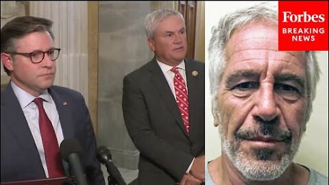 Speaker Johnson And James Comer Brief Press After Meeting With Jeffrey Epstein Victims