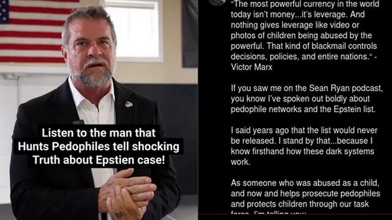 VICTOR MARX- Child Trafficking Beyond Epstein- PCI Taskforce -- 7 12 2025