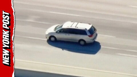 Woman evades police in 155-mile car chase through California before escaping into Mexico