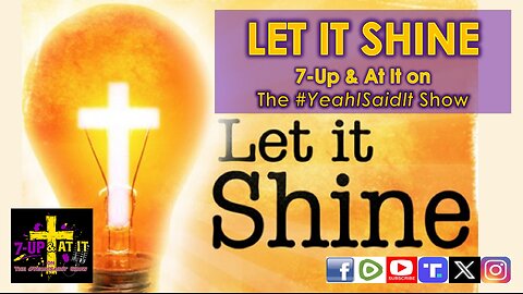 WORD OF THE DAY: MATTHEW 5:16 - LET IT SHINE