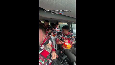 My Friends Casually Throwing Up On Each Other In A Car Surstromming