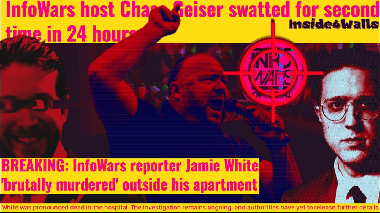 THE ATTACK ON INFOWARS- INFOWARS Reporter "Brutally Murdered" And Host Are SWATTED Twice In 24 Hours