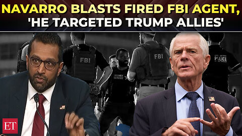 'Same guy that put me in handcuffs!': Navarro blasts fired FBI agent, says he targeted Trump allies