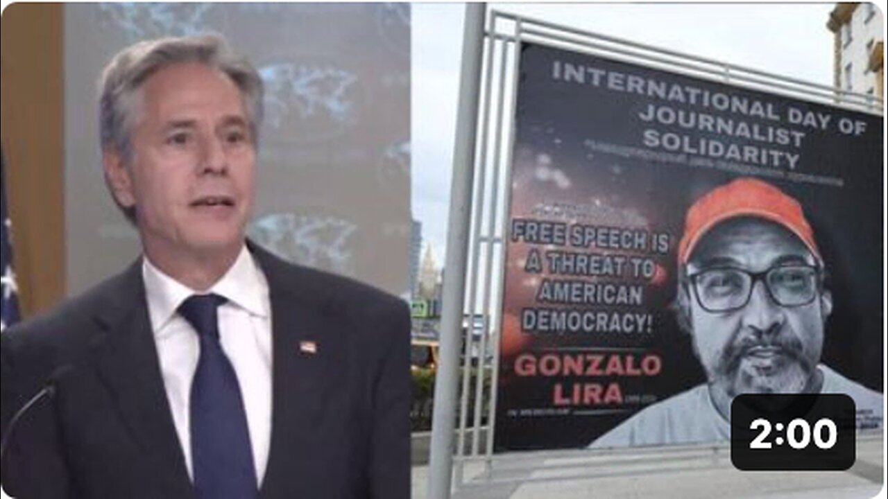 "Blinken Boasts About Gershkovich, Acts as if Gonzalo Lira Never Existed"