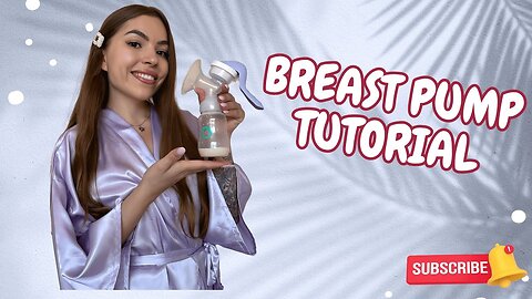4K TUTORIAL: Breastfeeding with Aurora | Teaching how to use breast pump | Pump with me