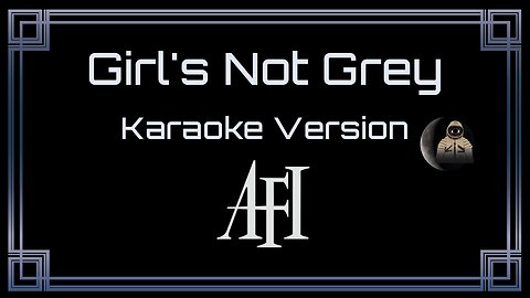 AFI - Girl's Not Grey (CC)