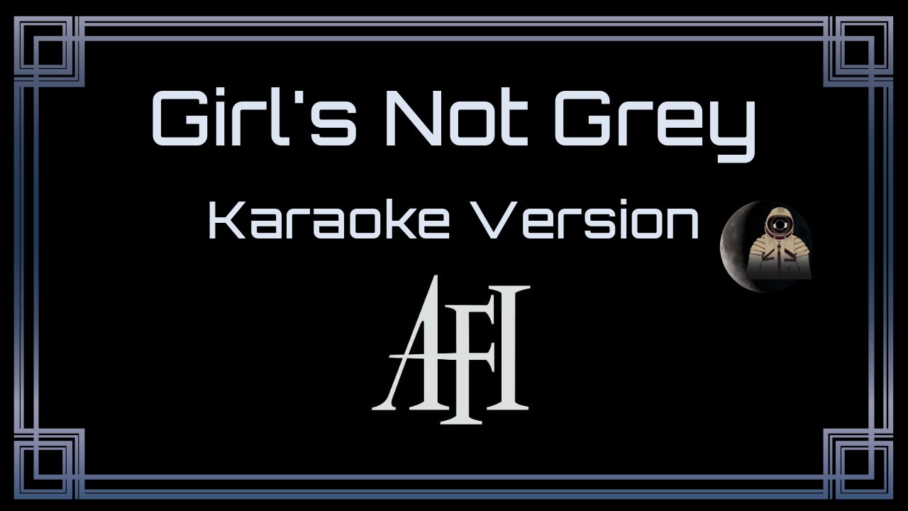 AFI - Girl's Not Grey (CC)
