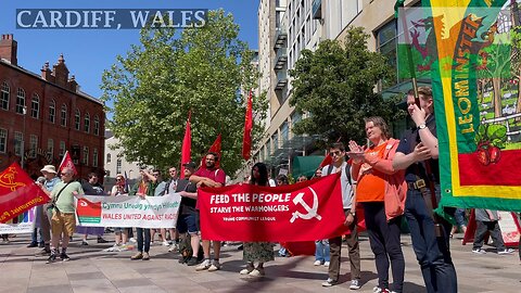 May Day March and Rally, Cardiff Central Library