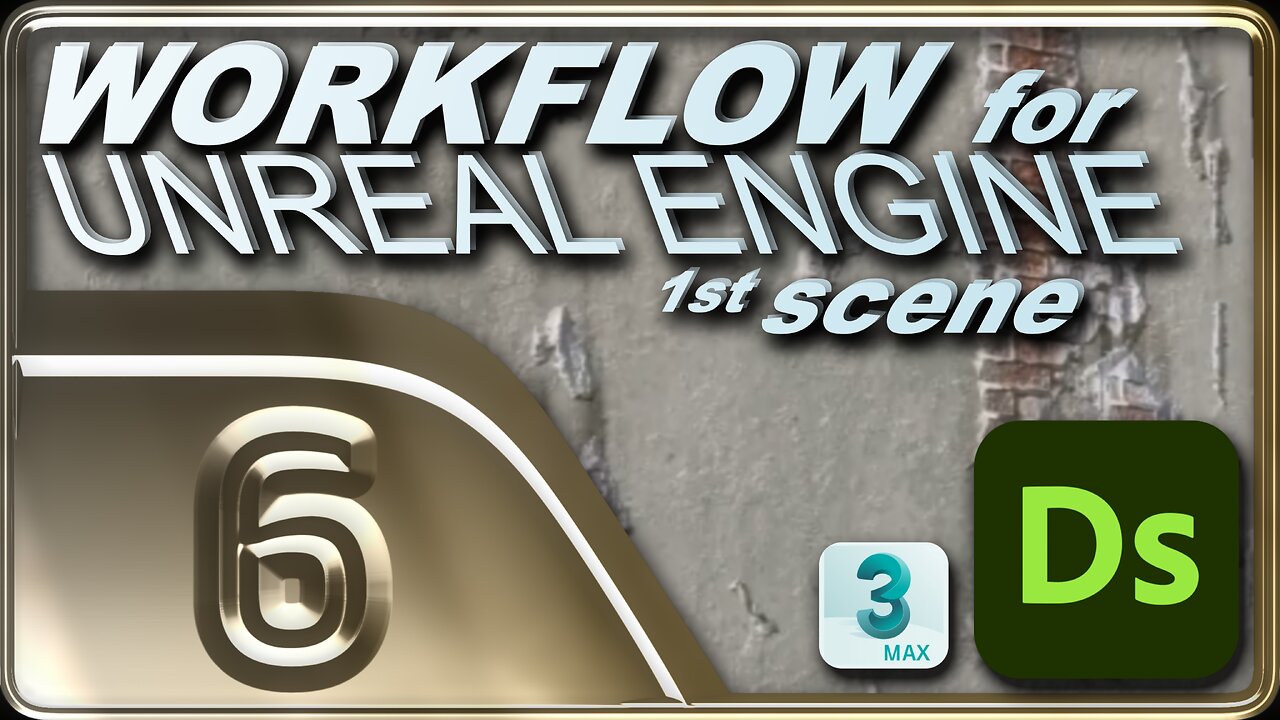 E06 - Brick Wall Material ⏳400% 3D Workflow for Unreal Engine Project 1