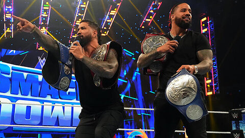 The Usos become the Undisputed WWE Tag Team Champions: SmackDown, May 27, 2022 @wwefree