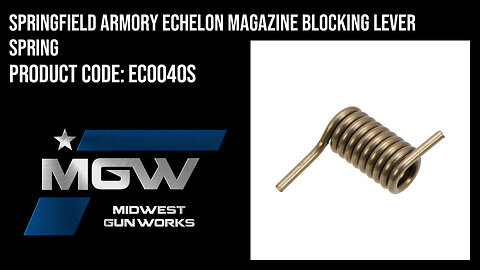 Springfield Armory Echelon Magazine Blocking Lever Spring - EC0040S