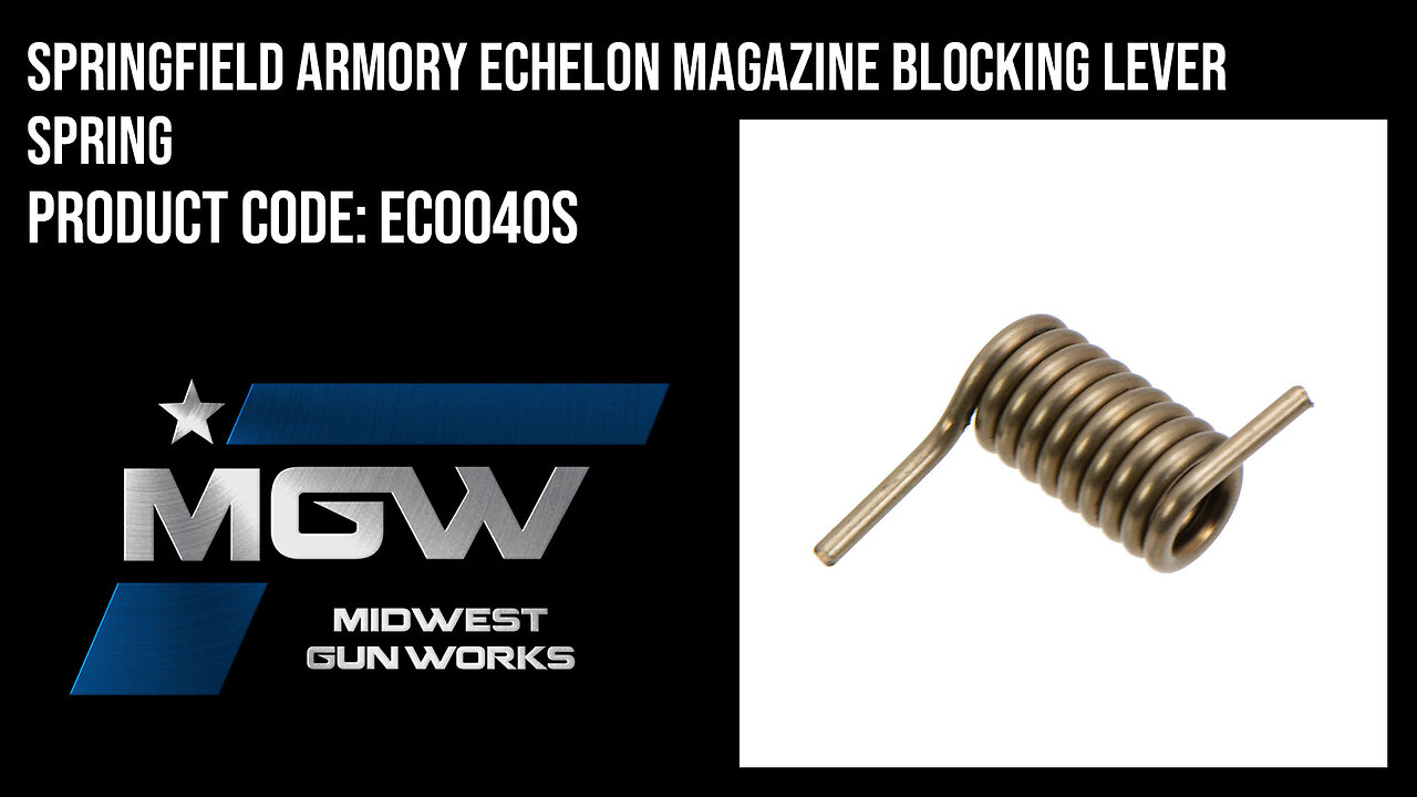 Springfield Armory Echelon Magazine Blocking Lever Spring - EC0040S