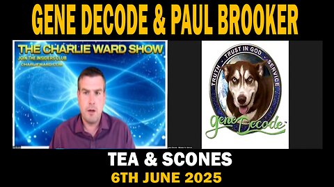 June 6, 25 - TEA & SCONES WITH GENE DECODE & PAUL BROOKER