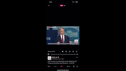White House briefing : 29/04/2025 part 3