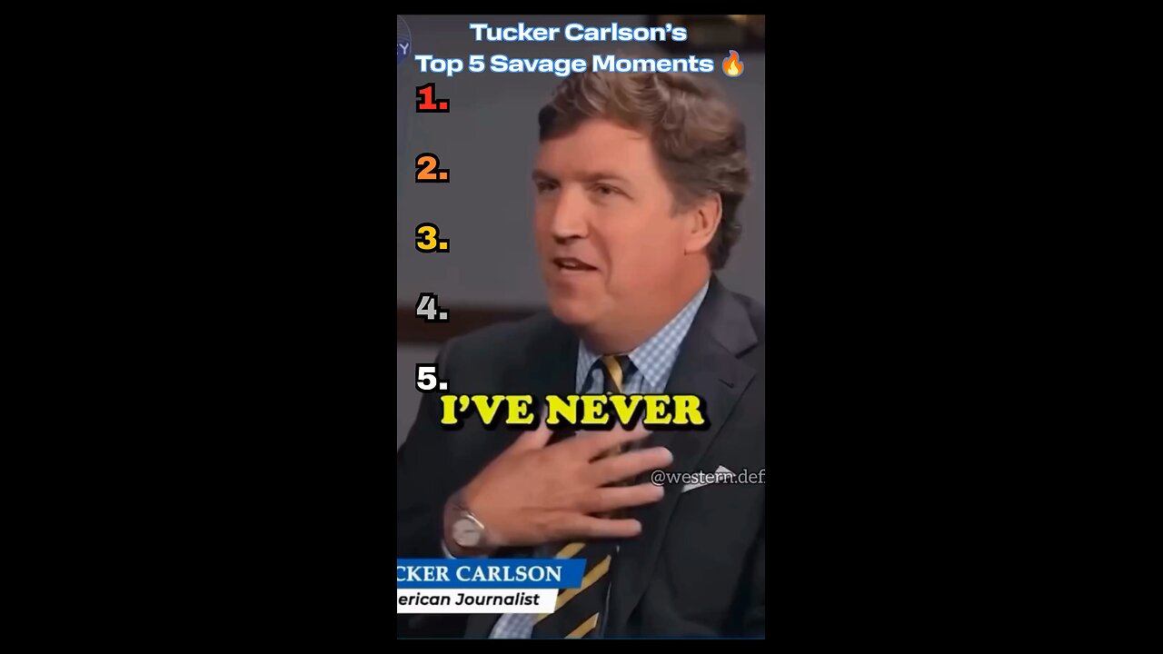 TOP 5 TUCKER CARLSON