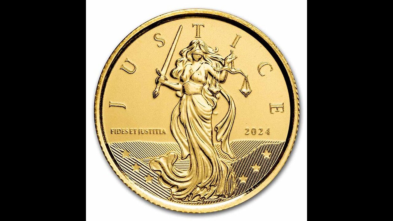 Lady Justice Gold